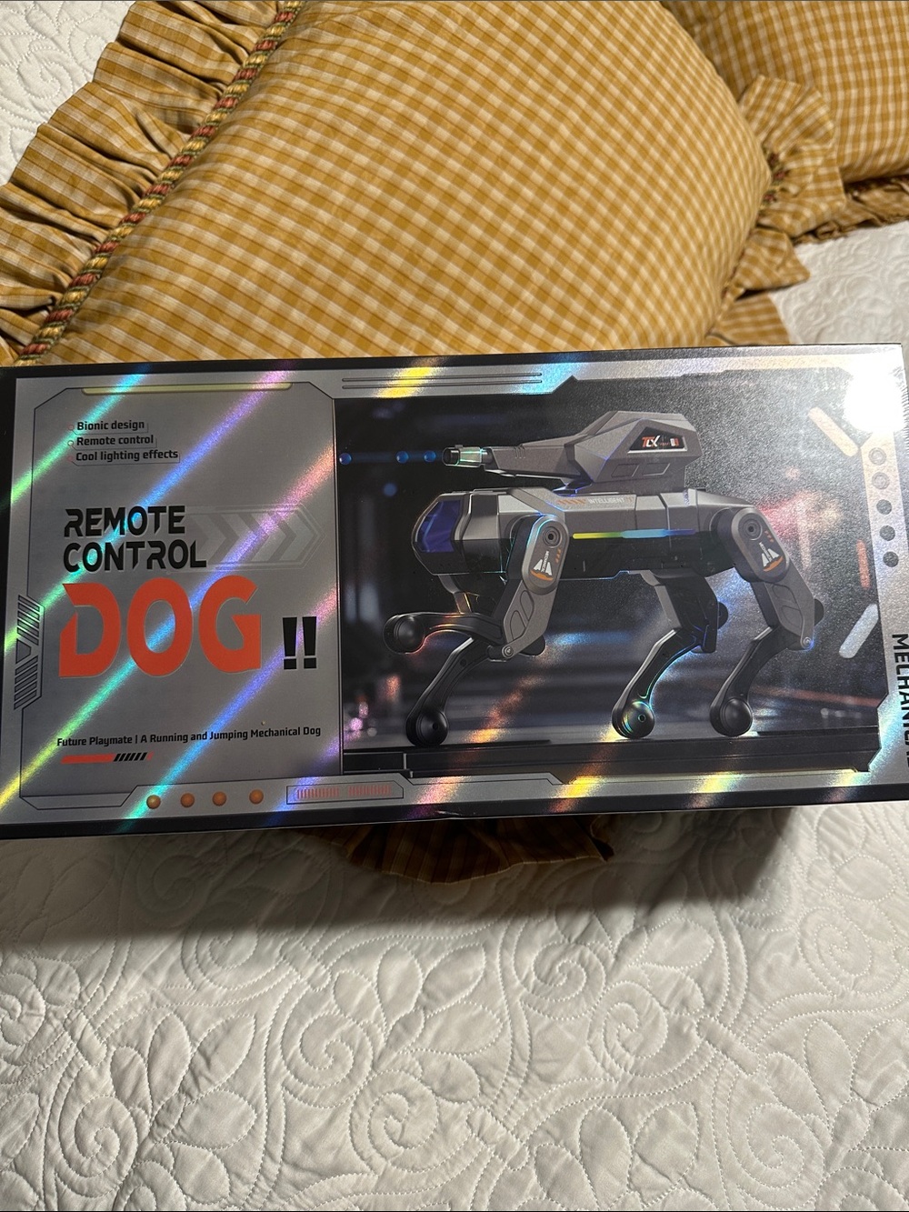 Remote Control Mechanical Dog - Black